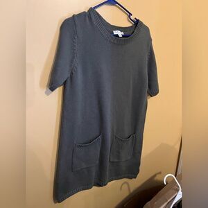 She + sky medium sweater dress tunic